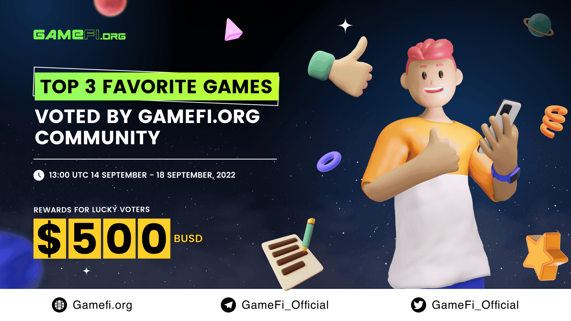 [CATVENTURE SATELLITE EVENT] Top 3 Favorite Games voted by Community