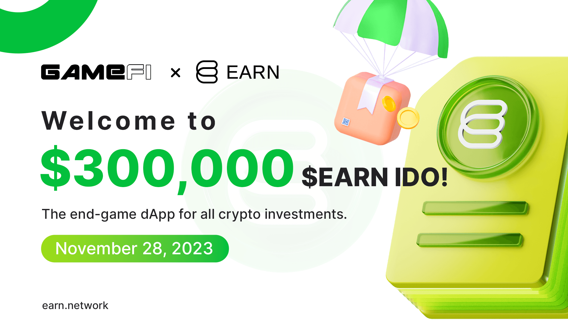 Are you ready for $300,000 $EARN from Earn Network IDO?